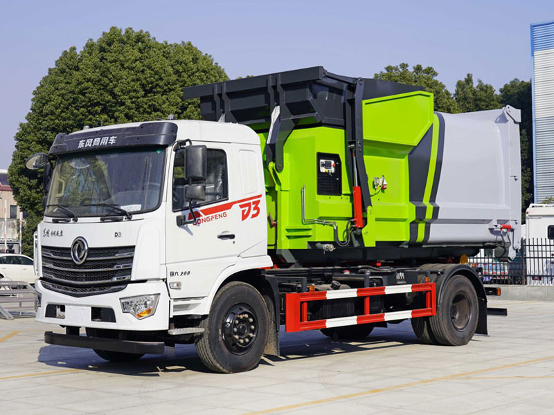 东风D3勾臂套臂垃圾车
