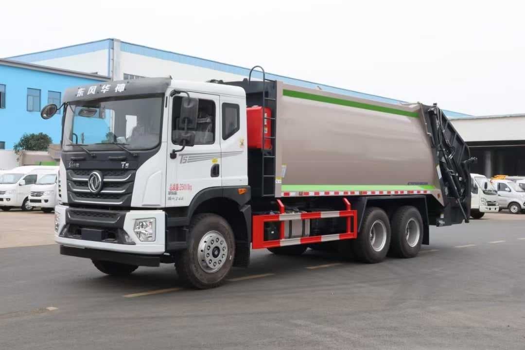 东风华神后双桥23方压缩垃圾车