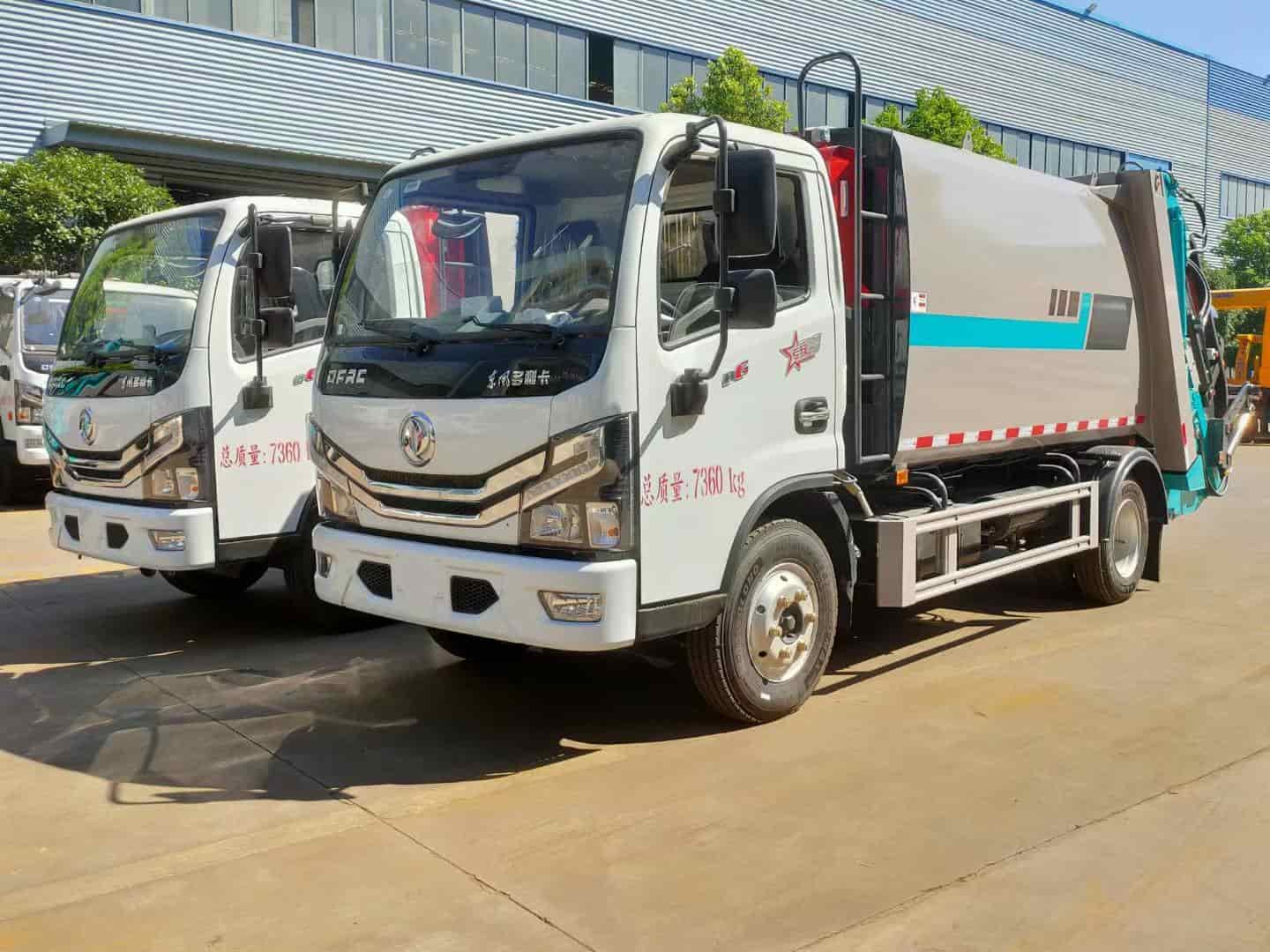 东风多利卡七立方压缩垃圾车