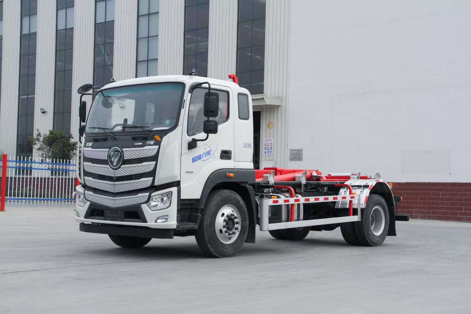 福田欧曼行星钩臂垃圾车