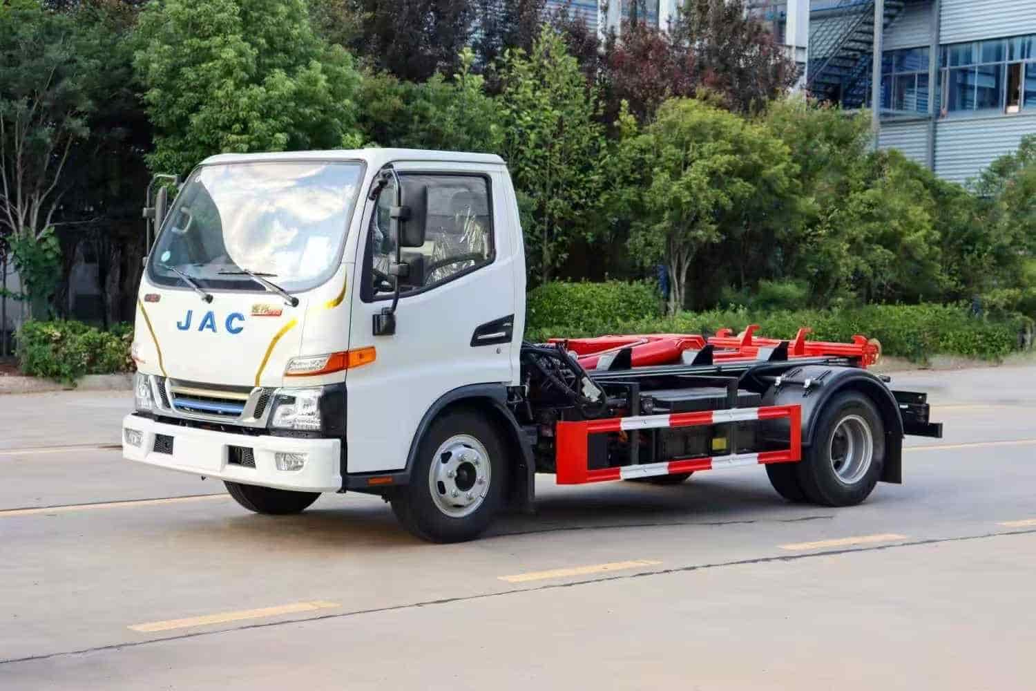 江淮纯电动车厢可卸式垃圾车