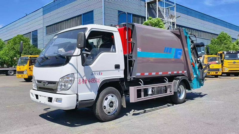 福田时代6立方蓝牌压缩垃圾车