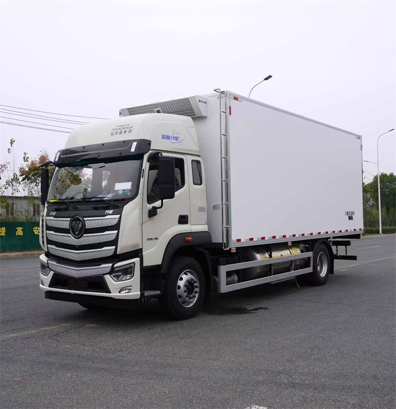 福田欧曼行星天然气冷藏车国六