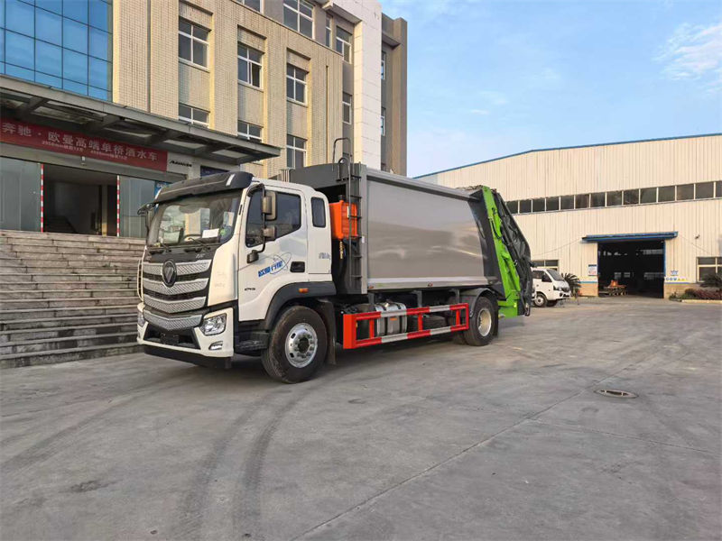 福田欧曼行星16方压缩垃圾车