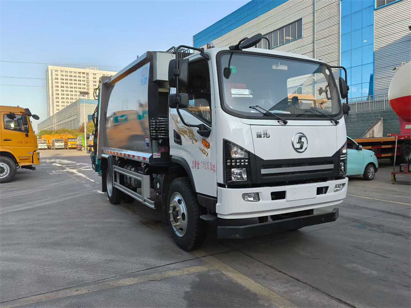 陕汽德龙12立方压缩垃圾车