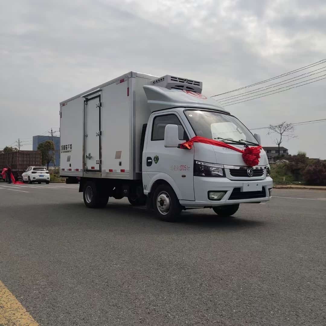 国六东风途逸汽油冷藏车