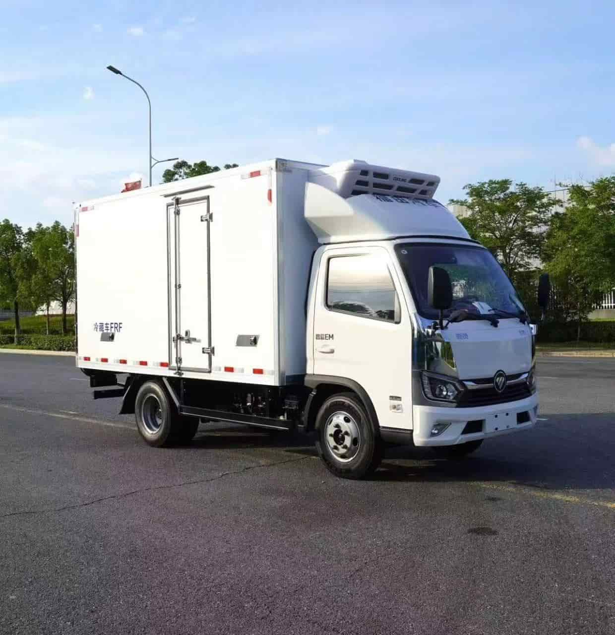 福田奥铃智蓝M卡（纯电动）冷藏车(国六)