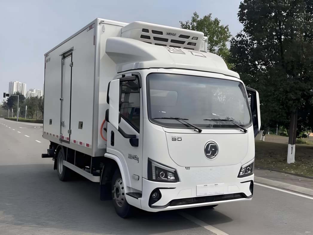 陕汽智云S300纯电动冷藏车120.27Kwh