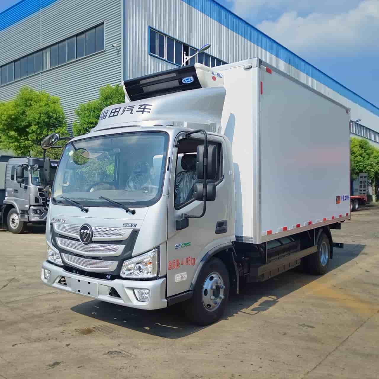福田欧马可CNG天燃气冷藏车