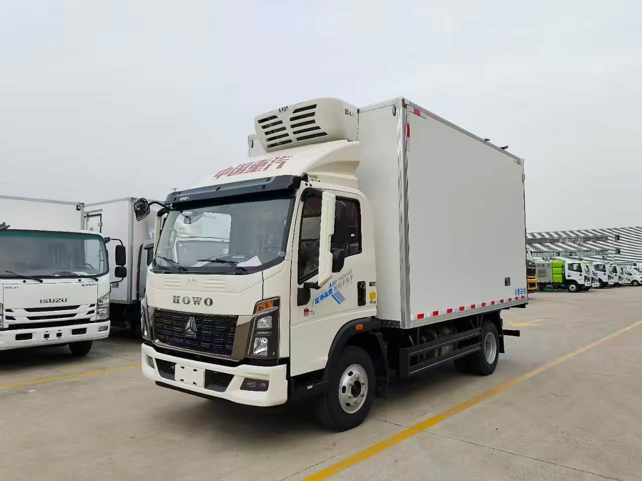 重豪汽沃统帅T5 潍柴210马力冷藏车(国六)
