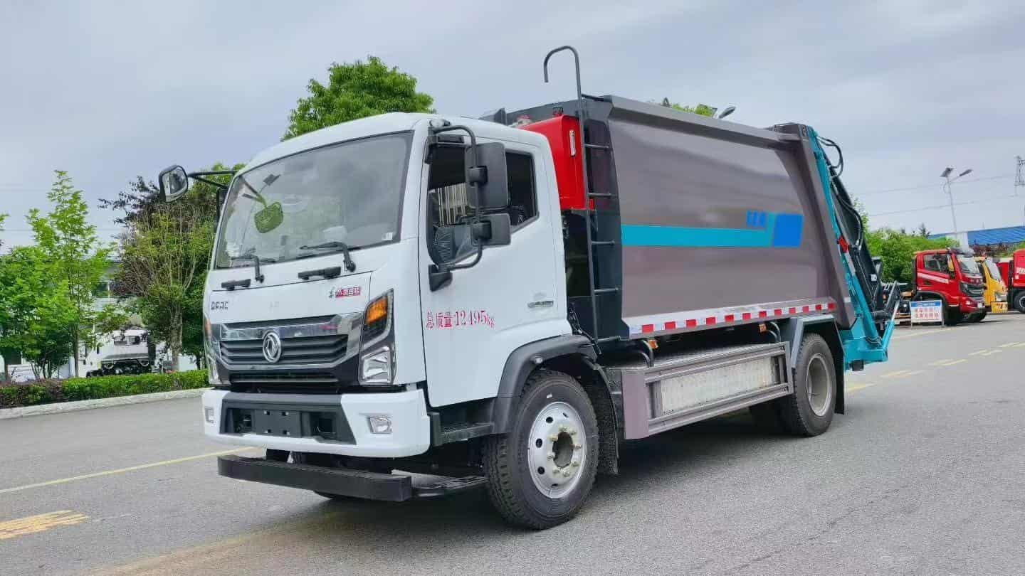 东风多利卡新能源纯电动12立方压缩垃圾车