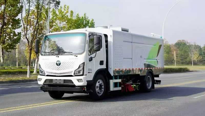 新能源纯电动福田欧马可智蓝12方洗扫车