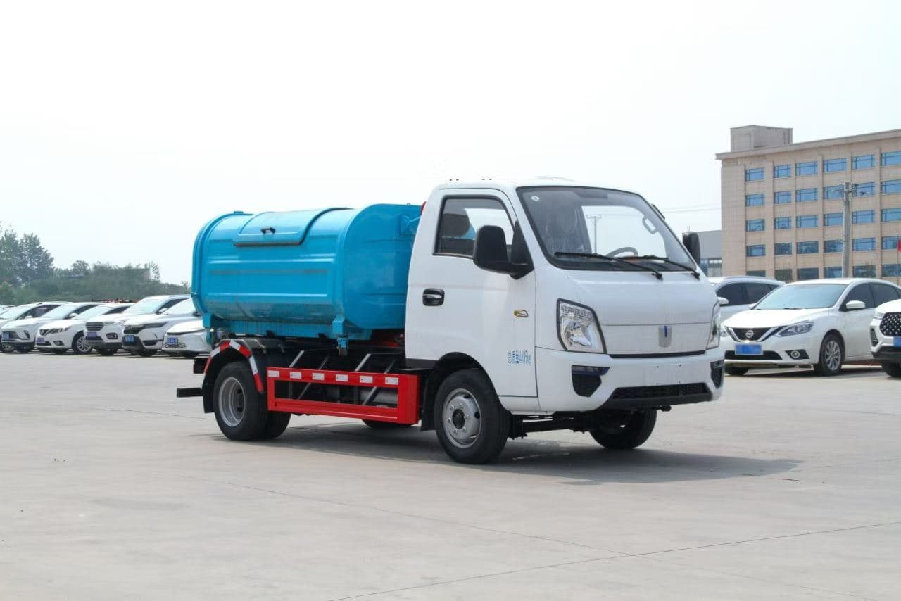 吉利V5E纯电动勾臂垃圾车